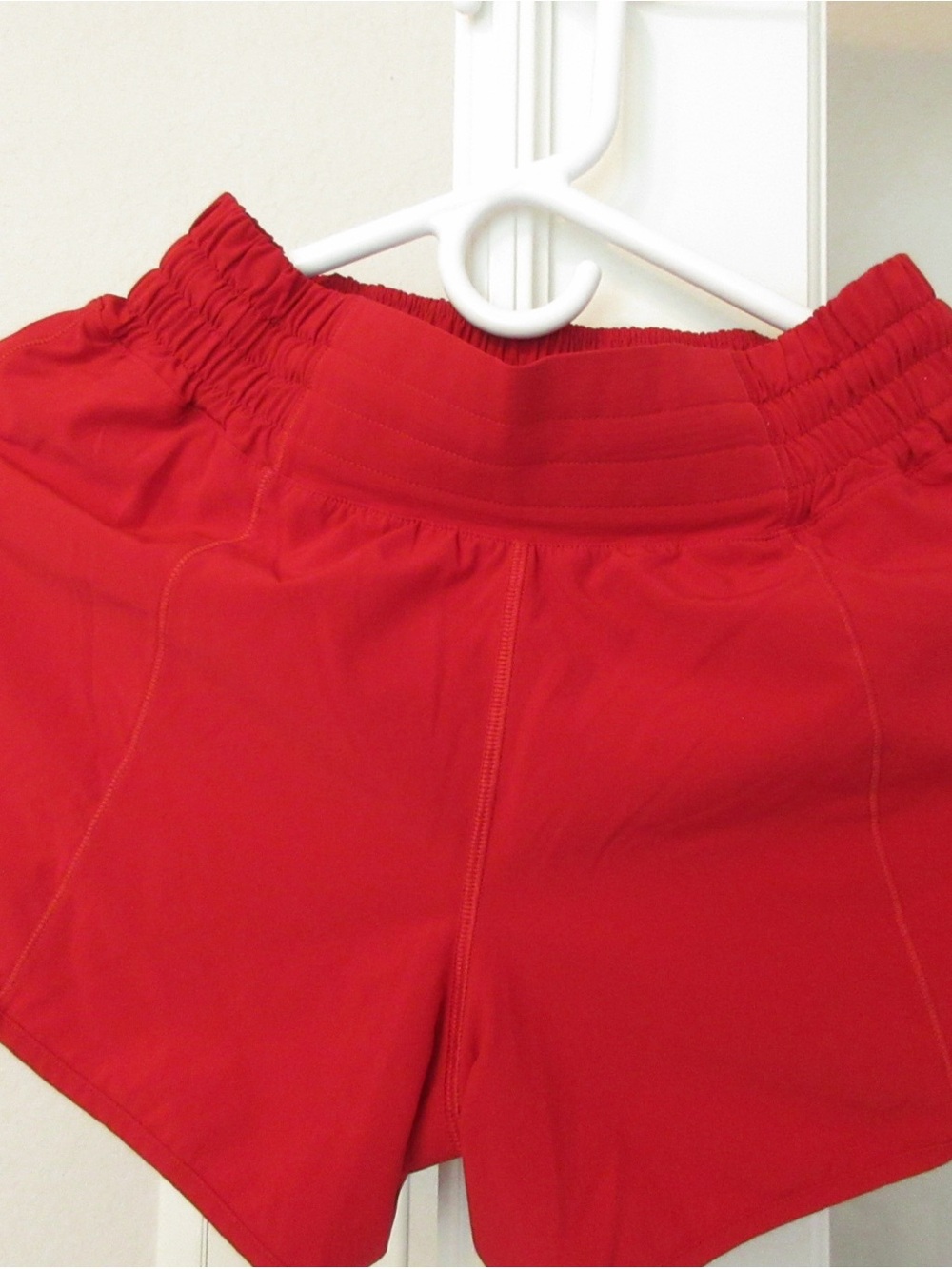 lululemon athletica Red Athletic Shorts - Elastic Waist